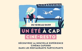 CINÉ-RESTO : le nouveau rendez-vous de vos soirées d’été