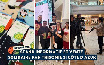 Vente de chaussettes dépareillés par l'association Trisomie 21