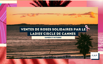 Vente de roses solidaire par Ladies’ Circle de Cannes