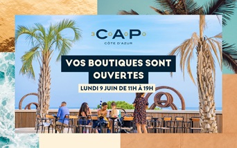 CAP3000 ouvert ce lundi 9 juin